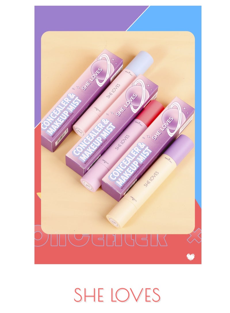 She Loves SHELOVES Concealer Setting Spray Set Concealer Oil Control Long Lasting Fixing Makeup No Makeup Removal Color Makeup  - Image 2