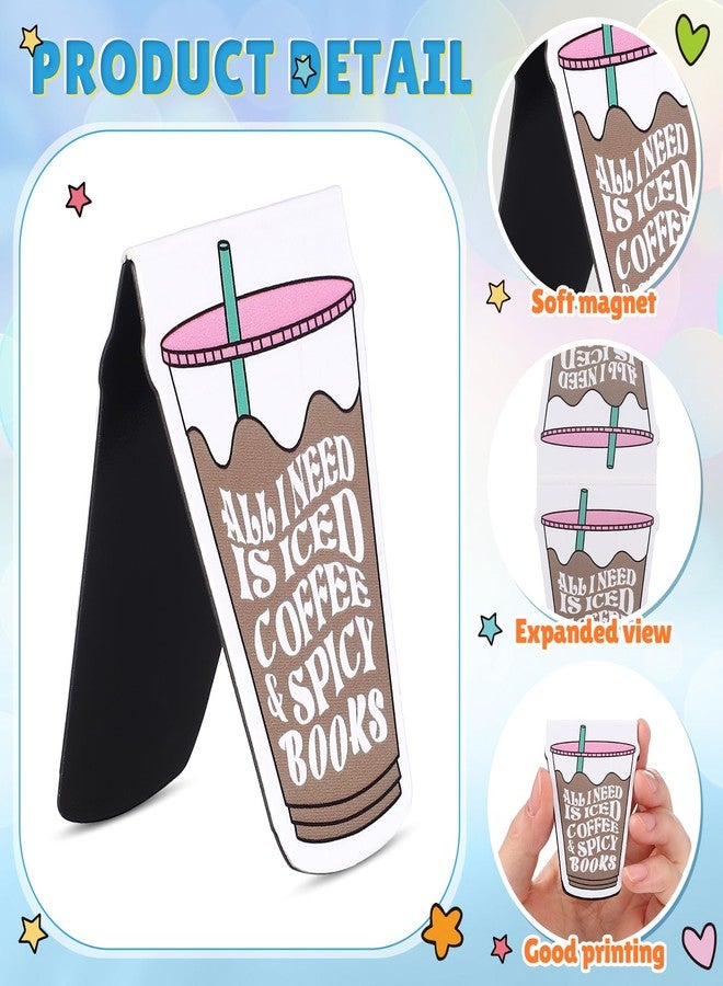 Skyygemm 18 Pcs Funny Magnetic Bookmarks Magnet Bookmarks Fun Cute for Reading Bookworm Booklover Women Work Adults Travel School Teacher Office Supplies Gifts - Image 2