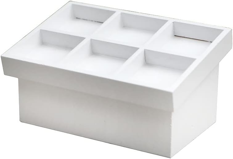 Cutemini Dollhouse Accessories 1:12 Scale Fruite Vegetable Rack Food Display Doll Furniture Grocery Store Playset Miniature Furniture Dollhouse Decoration Ornament (White) - Image 1