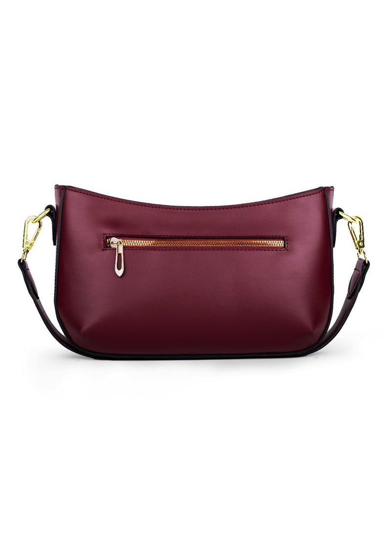Tat 32-The Blue rose Crossbody bags burgundy  - Image 3