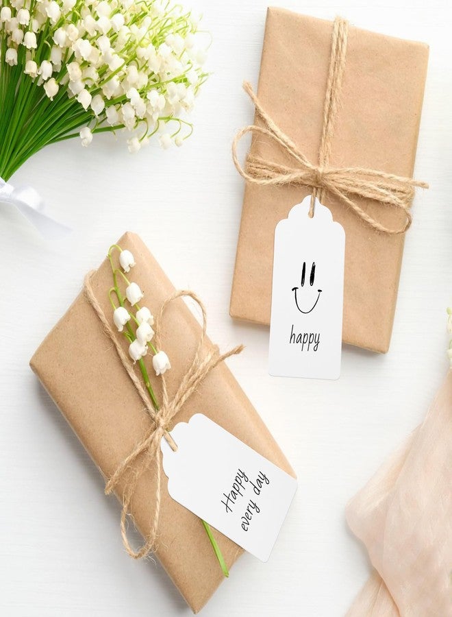 KINGLAKE White Gift Tags with String, Blank 2X4 Inch Tags for Presents, 50 Pcs - Image 5
