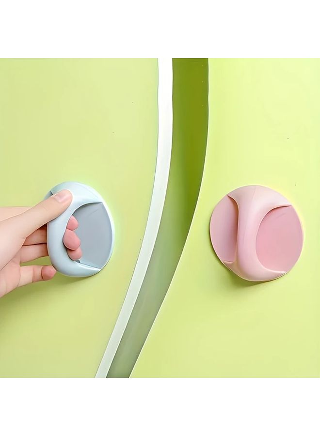 Pink Adhesive Pull Handles For Doors Windows Cabinets Wardrobes No Drill Required - Image 1