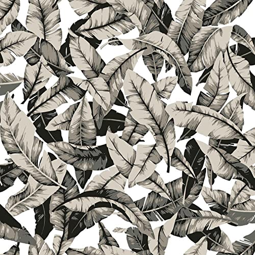 RoomMates RMK11256WP Tan Palm Peel and Stick Wallpaper - Image 1