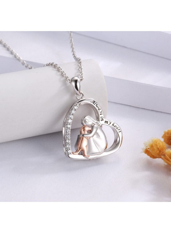 Apotie Sterling Silver Dog Urn Necklace for Pet Ashes - S925 Pet fur Cremation Memorial Keepsake Pendant Jewelry Gifts for Women Loss Puppy (Dog Urn Necklace) - Image 4