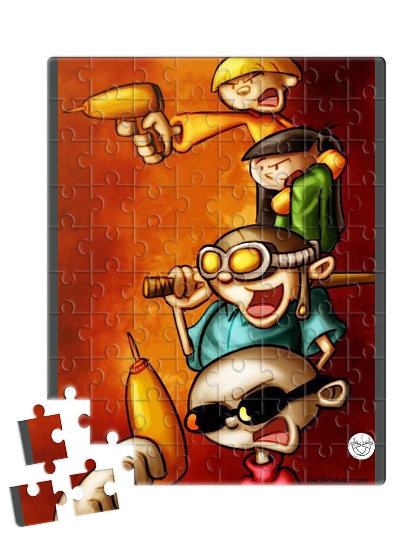 Reeman Design Puzzle printed with a cartoon design