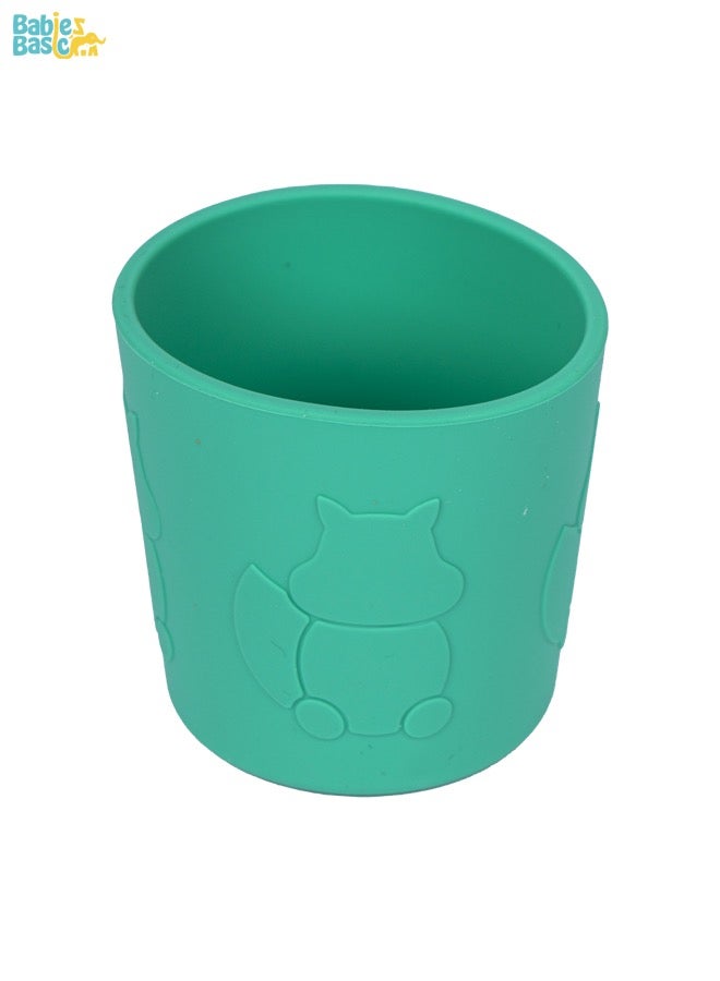 بابيز_بيسك كوب تدريبي سيليكون للأطفال، خالٍ من مادة البيسفينول أ. - Image 1