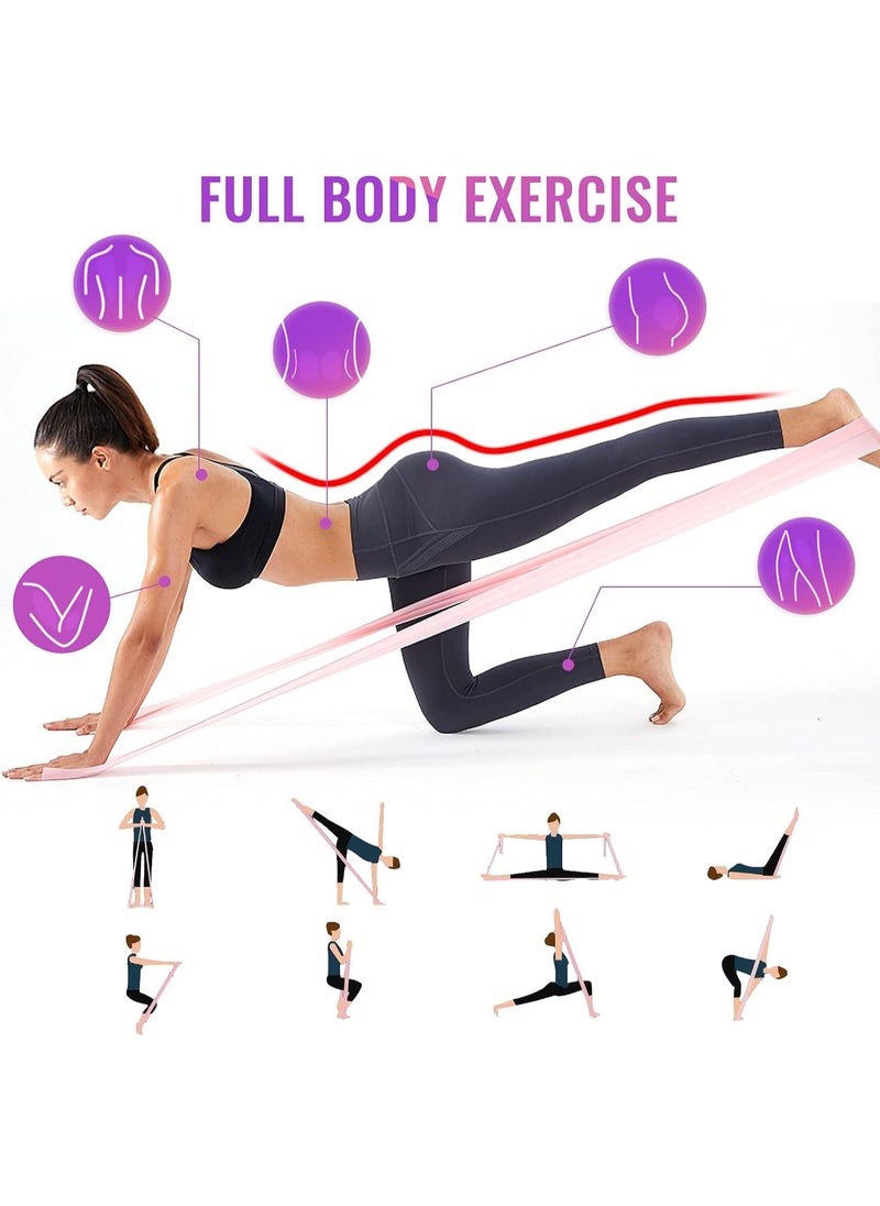 MileMelo Latex Resistance Exercise Band 5Pcsexercise Bands For Physiotherapy, Strength Training & Fitness Workouts, Pilates, Stretching And Yoga Physical Therapy Fitness  - Image 4
