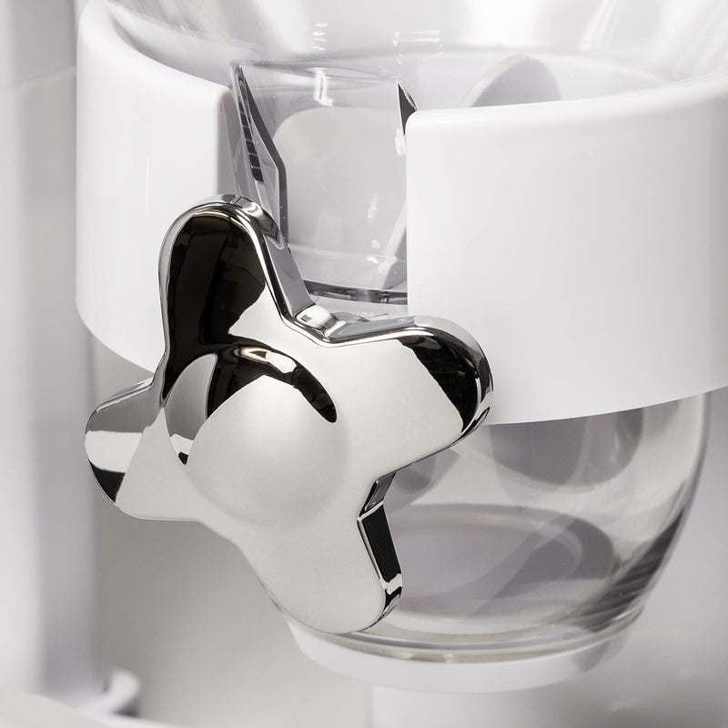 Honey Can Do زيفرو / GAT201C موزع طعام جاف ضروري، تحكم مزدوج، أبيض/كروم - Image 5