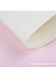 Generic 2MM Thick Colored Felt Fabric for Crafts 1641 off White 
