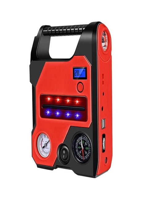 Power Bank 99800 mAh Multi-use with car air blower features 2 USB ports for charging devices