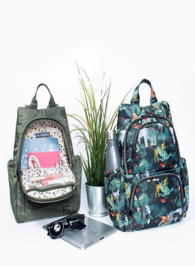 Lug Hatchback 3 Backpack, METALLIC OLIVE - Image 2