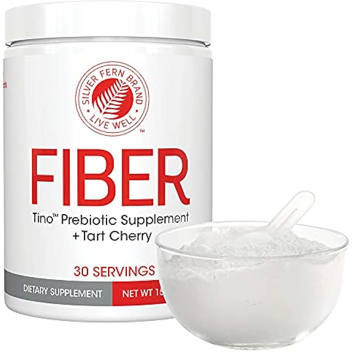 Silver Fern Tino High Fiber Supplement Powder - Non-GMO, Pre-Biotic, Water Soluble, Digestive Friendly, Powdered Mix - Add to Water, Juice, Shakes, Cereal & More (2 Canisters - 15.9 Oz. ea.) - Image 2