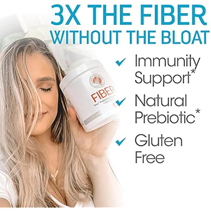 Silver Fern Tino High Fiber Supplement Powder - Non-GMO, Pre-Biotic, Water Soluble, Digestive Friendly, Powdered Mix - Add to Water, Juice, Shakes, Cereal & More (2 Canisters - 15.9 Oz. ea.) - Image 5