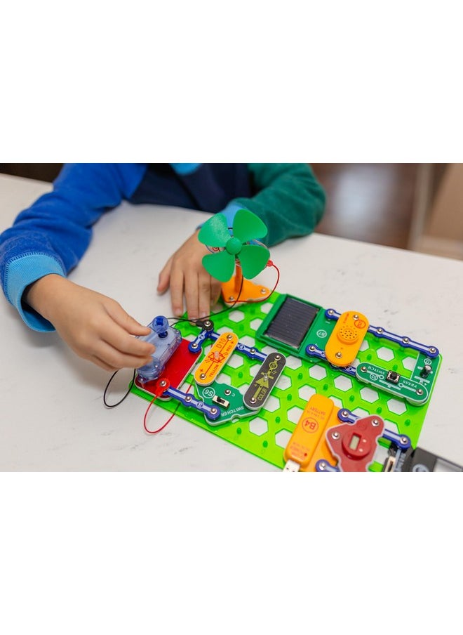 Snap Circuits Snap Circuits Green Energy Electronics Exploration Kit | Over 125 Exciting STEM Projects | Full Color Project Manual | 45+ Snap Circuits Parts | STEM Educational Toys for Kids 8+  - Image 4