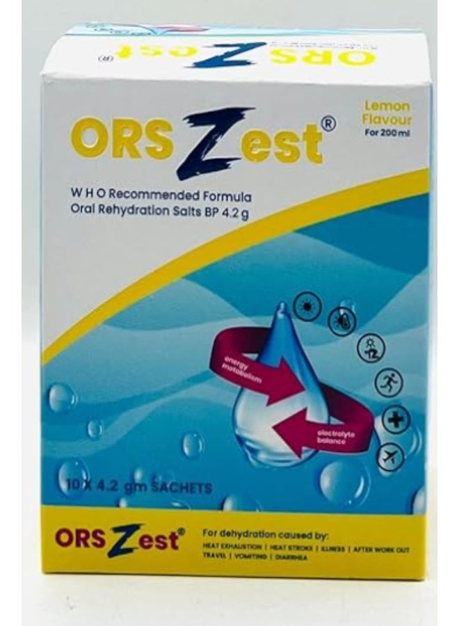 ORS Zest 4.2 g Lemon 10S