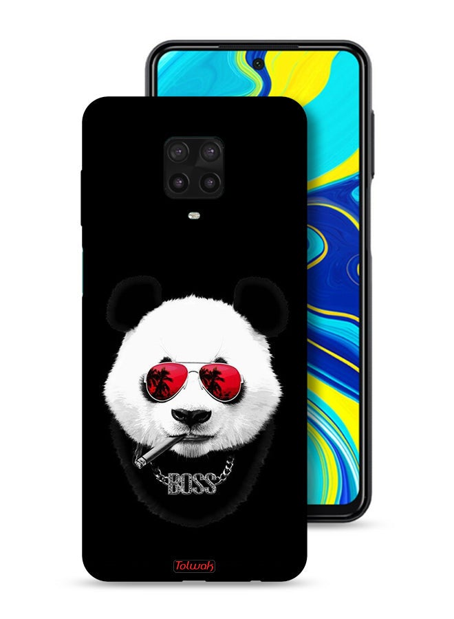 Tolwak Xiaomi Redmi Note 9S Protective Case Cover Boss Panda - Image 1