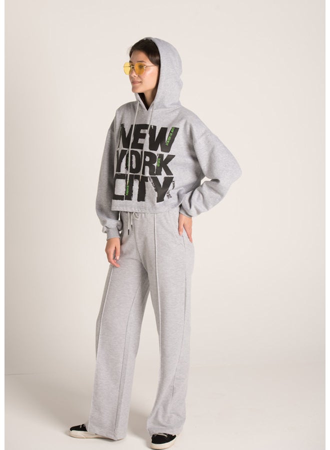 Marco Bergamo NEW YORK CITY PRINT HOODIE - Image 3