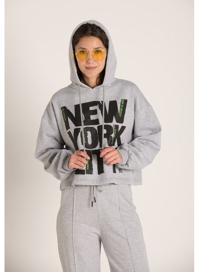 Marco Bergamo NEW YORK CITY PRINT HOODIE - Image 1
