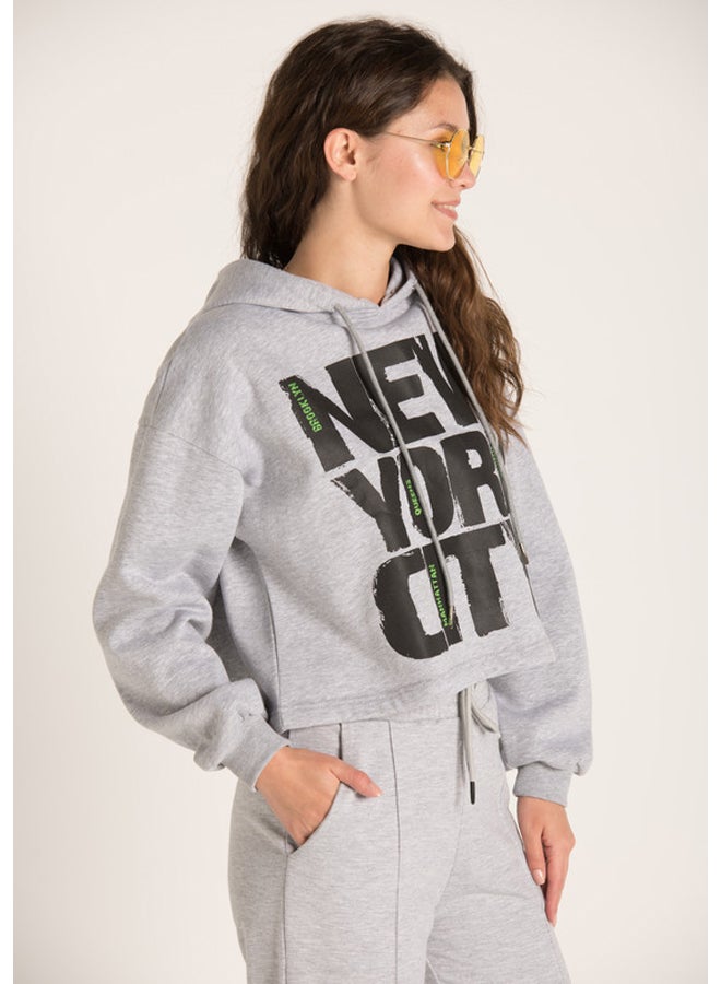 Marco Bergamo NEW YORK CITY PRINT HOODIE - Image 4