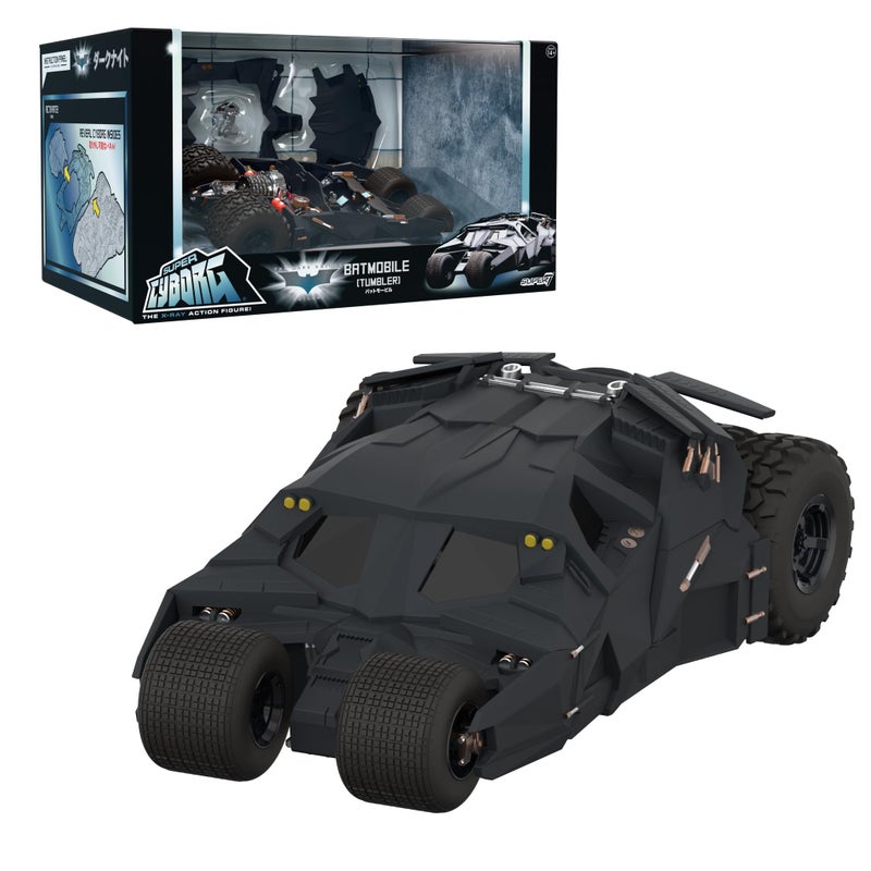 Super7 Super Cyborg Batman Batmobile Tumbler Full Color 10 Batman Action Figure Vehicle Classic Movie Collectibles and Retro Toys - Image 2