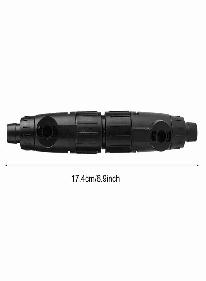 Chiffonade Black ABS Plastic Fish Tank Valve Interface Connector Quick Release Connector Control Hose Valve for Aquarium(12mm/0.5inch) - Image 2