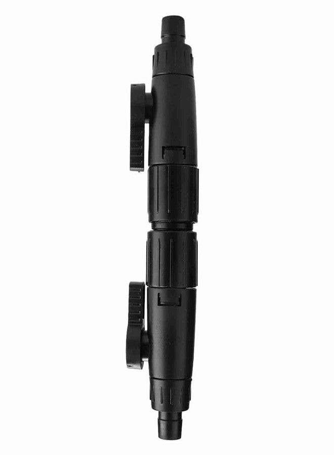 Chiffonade Black ABS Plastic Fish Tank Valve Interface Connector Quick Release Connector Control Hose Valve for Aquarium(12mm/0.5inch) - Image 4