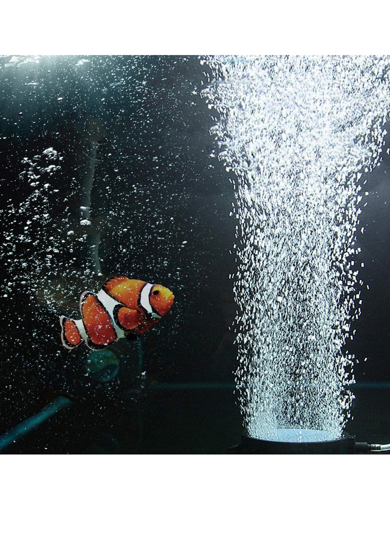 ECVV Aquarium Fish Tank Air Stone Disc Fish Tank Bubble Stone Disc Oxygen Deep Dissolving Diffuser Kit for Aquarium, Fish Tank and Hydroponics  - Image 2