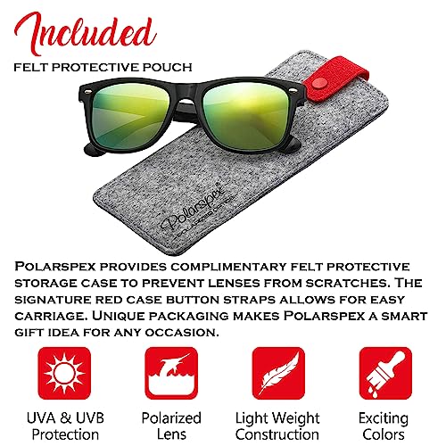 PolarSpex Polarized Sunglasses for Men and Women – UV Protection, Durable & Lightweight Retro Sunglasses for Driving, Fishing - Image 2