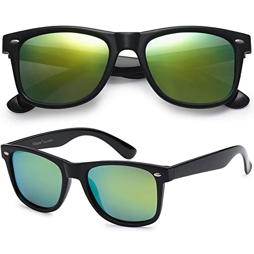 PolarSpex Polarized Sunglasses for Men and Women – UV Protection, Durable & Lightweight Retro Sunglasses for Driving, Fishing - Image 1