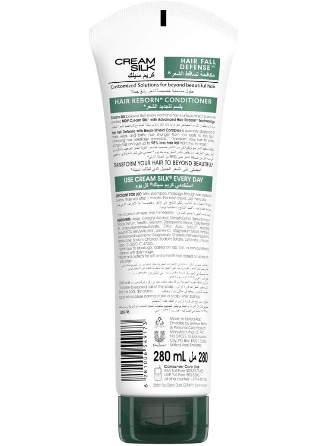 Cream Silk Hairfall Defense Conditioner, 280 ml - Image 2