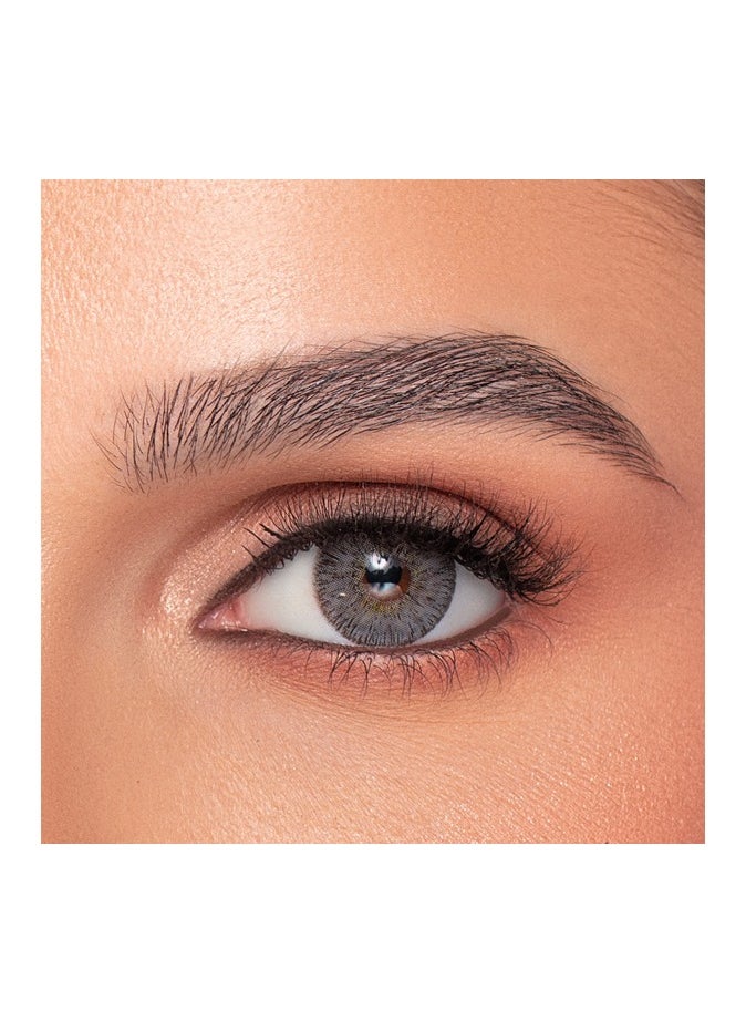 Naturel Natural Brand Contact Lenses - Monthly Lenses -  la Onyx Color - Pair in Box with Lens Case  - Image 1