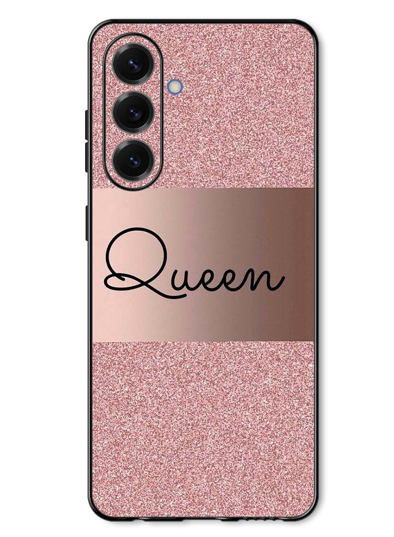 Theodor Case Compatible with Samsung Galaxy A57 Protection Shockproof Bumper Cover Queen Glitters - Image 1
