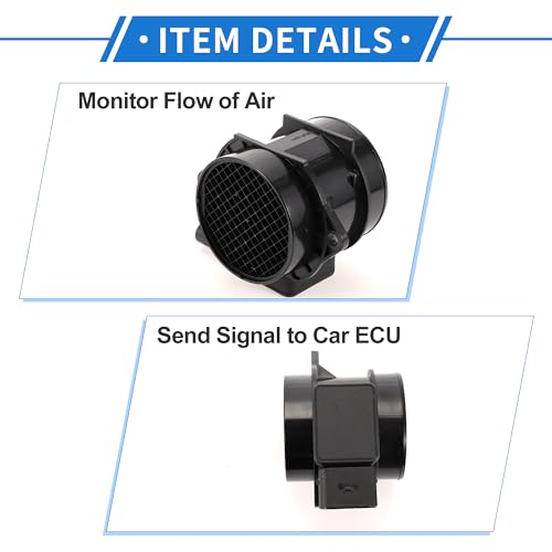 VekAuto Mass Air Flow Sensor Assembly Compatible for Hyundai Sonata 2006-2008 L4 2.4L,Durable Plastic Metal Black - Image 5
