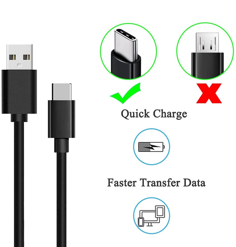 كويفكا كابل شاحن USB-C من KUEVKA بطول 6 أقدام لأجهزة كيندل كيدز فاير تابليت، كيدز برو تابليت، فاير 7 كيدز تابليت، فاير HD 8، فاير 8 بلس، فاير HD 10، فاير HD 10 بلس، كيندل بيبروايت 2023 - Image 2