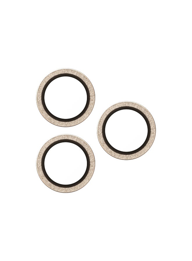 PanzerGlass iPhone 17 Pro Max / 17 Pro / 16 Pro Max / 16 Pro Camera Lens Protector Hoops, Rings w/ High Clarity, Anti-Scratch Anti-Fingerprint, No Image Distortion, Easy Install, Glitter Gold - Image 4