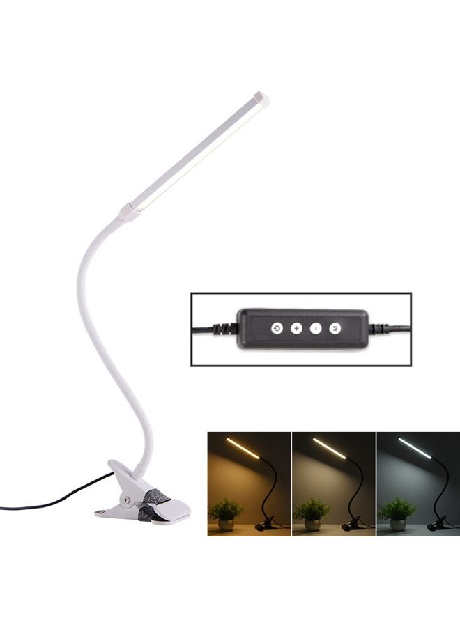 Loquat LED Table Lamp White 30 x 11 x 8cm - Image 1