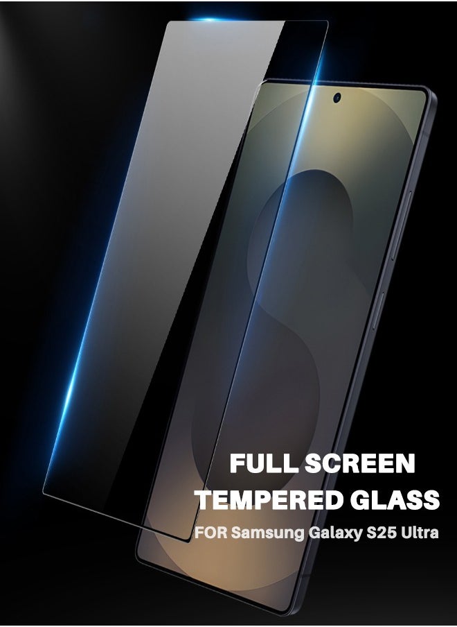 Glass 3 Pack Samsung Galaxy S25 Ultra Screen Protector, [9H Hardness][Touch Sensitive][Ultrasonic Fingerprint Unlock][Anti-Scratch][Bubble-Free], HD Full Screen Tempered Glass Screen Protector for Samsung S25 Ultra 6.9 inch (Boxed, 3-Pack)  - Image 2