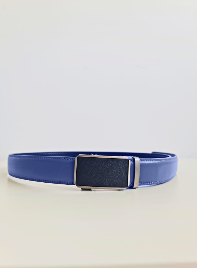Men's Leather Belt, Adjustable Ratchet Belt Automatic Buckle