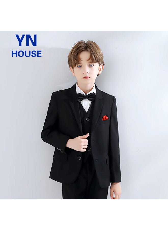 Yinuofang Children's Suit Bow Tie For Boys And Girls, Student Formal Wear Bow Tie: Black - Image 4