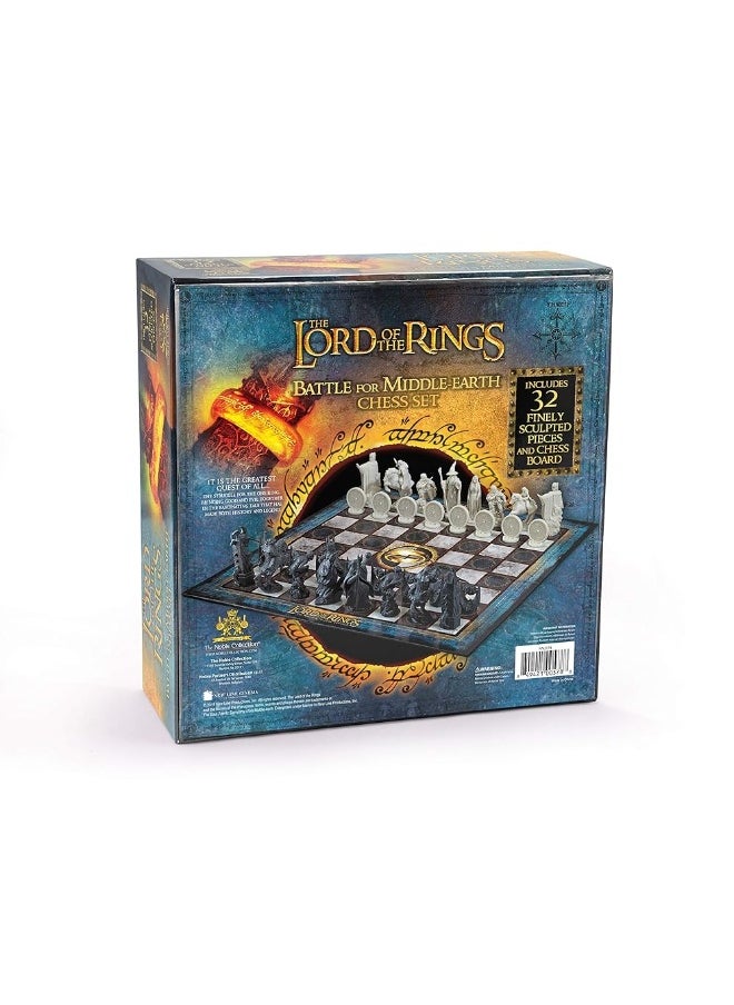 The Noble Collection The Noble Collection The Lord of The Rings - Chess Set: Battle for Middle-Earth,Black, for 5 Players  - Image 1