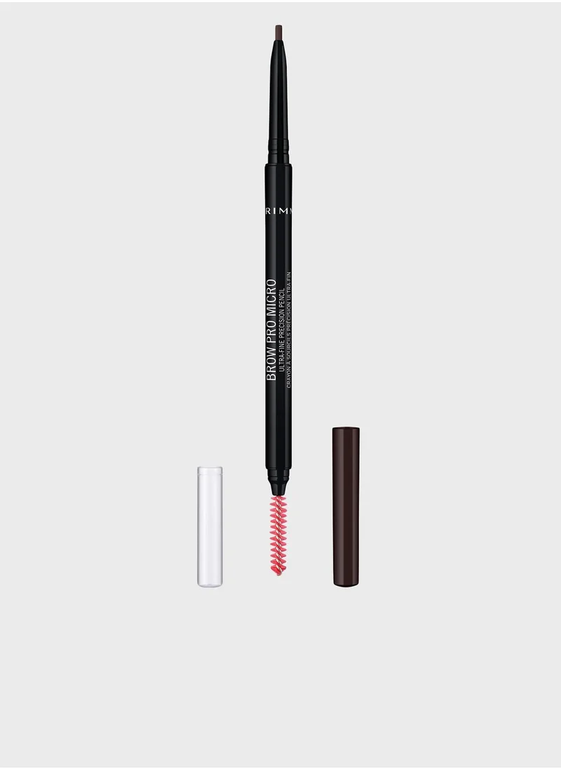 RIMMEL LONDON Rimmel Brow Pro Microdefiner Eyebrow Pencil – 003 – Brown, 0.09g