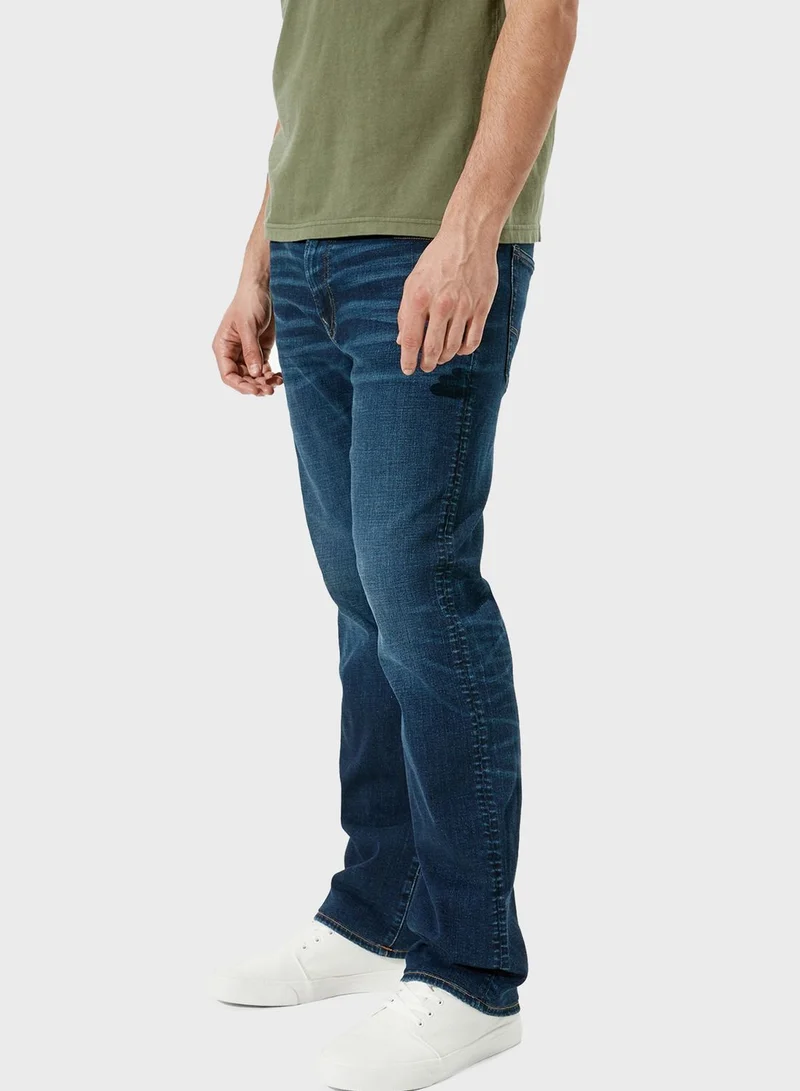 American Eagle Mid Wash Relaxed Jeans