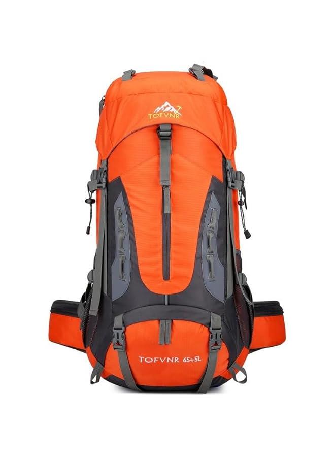 HOOKOR 70L Camping Hiking Backpack, Outdoor Sport Travel Backpack Foldable Lightweight Water Resistant Large Capacity Daypack for Hiking Camping Cycling Climbing Travelling - Image 1