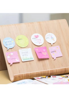 Deli 60-Piece Printed Design Sticky Notes Multicolour  - Image 2