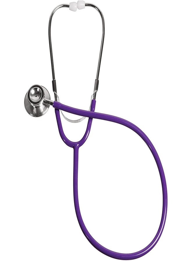MABIS Stethoscope, Adult Dual Head to Listen to Sounds from Large Organs or Specific Areas of The Body with Large Diaphragm for High or Low Frequencies, 22 Inch Y Tubing, Purple - Image 5