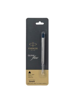 PARKER Parker Quink Flow Ball PenRefill | Black Ink Color| Medium Tip| Quick-Drying Ink | No-Smear Writing  - Image 1