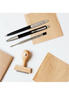 PARKER Parker Quink Flow Ball PenRefill | Black Ink Color| Medium Tip| Quick-Drying Ink | No-Smear Writing  - Image 5