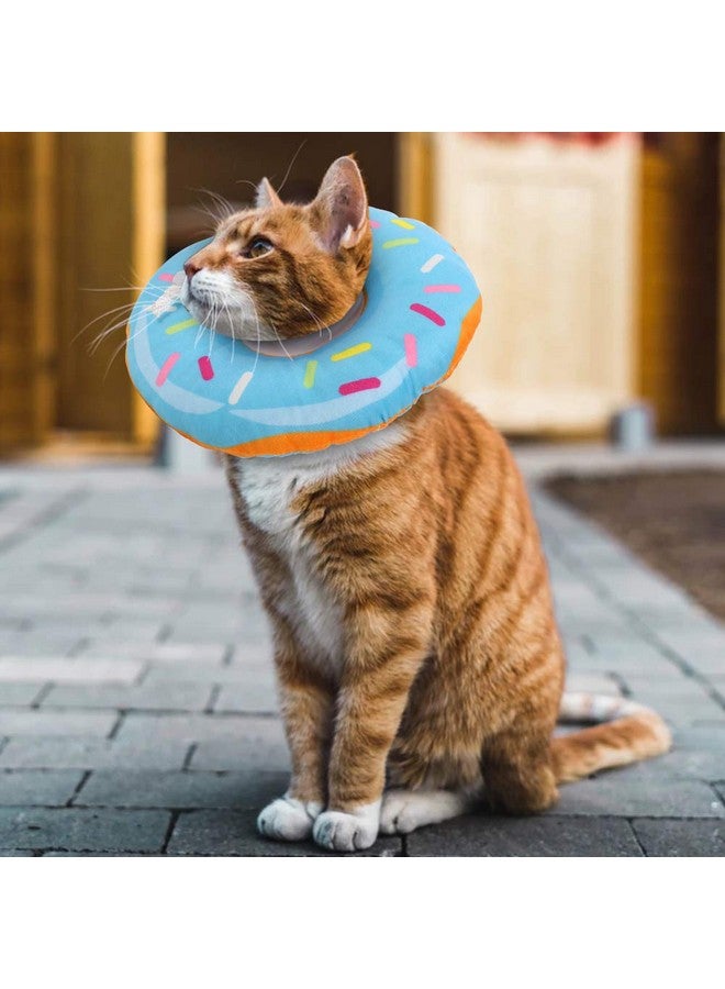 FRIUSATE Soft Cat Recovery Collar - Adjustable Donut Cone to Stop Licking, Comfortable & Lightweight for Cats & Kittens After Surgery - Image 5