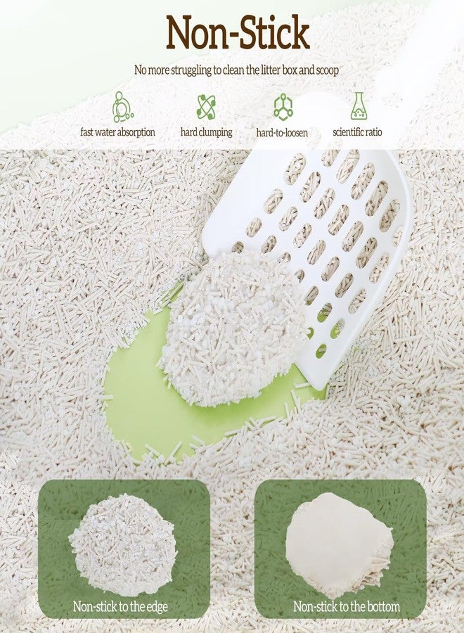 kubvici EZSKUUP Non-Stick Bottom Tofu Cat Litter Mix Cassava, Strong Clumping Low Tracking Kitty Litter, Natural Biodegradable Litter, Plant Odor Control, Low Dust Easy to Scoop, 9Lb - Image 3