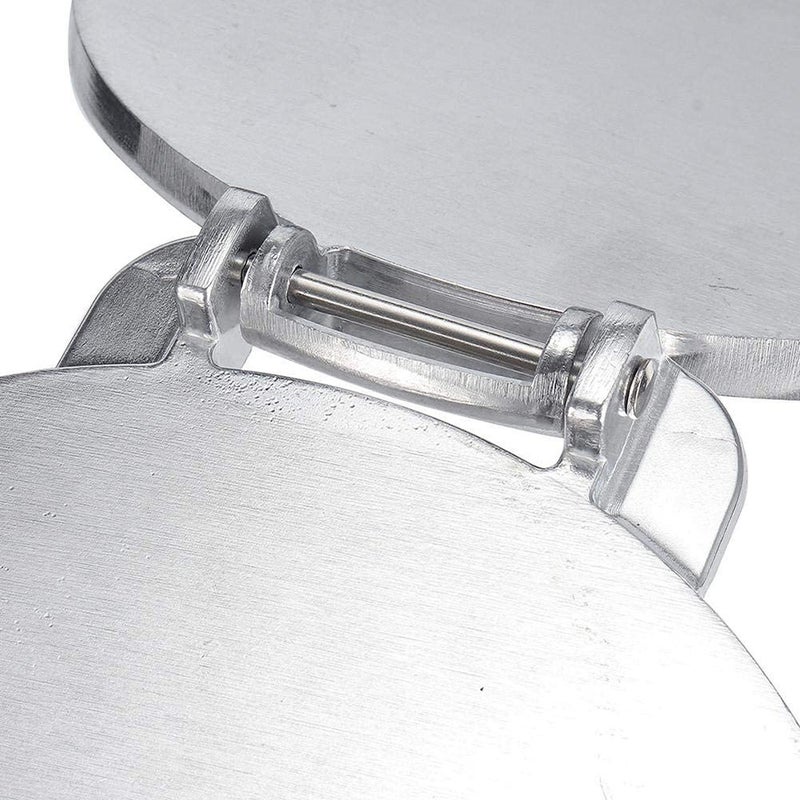 Aluminum Alloy Tortilla Press Folding Handle Flour Tool Baking Corn DIY Pie Tools Kitchen Accessories (Silver, 6.5in) - Image 5